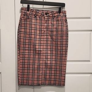 Plaid woman slim fit